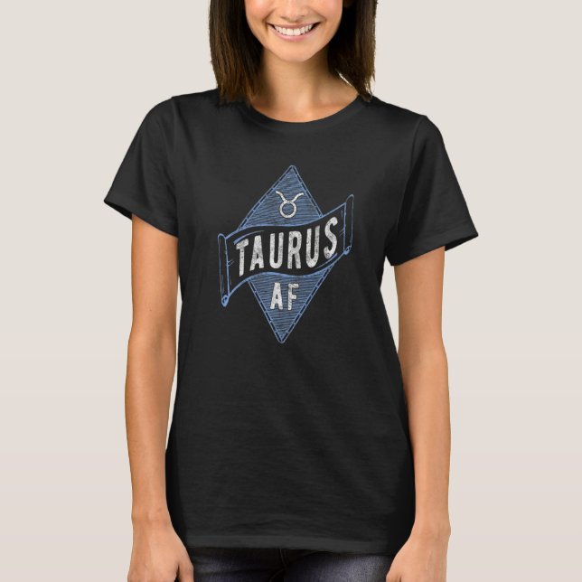 Camiseta Astrología Taurus Zodiac Cumpleaños 1 (Anverso)