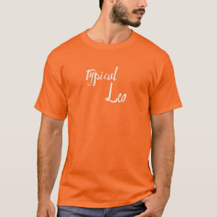 Camiseta Astrología típica de Leo Zodiac