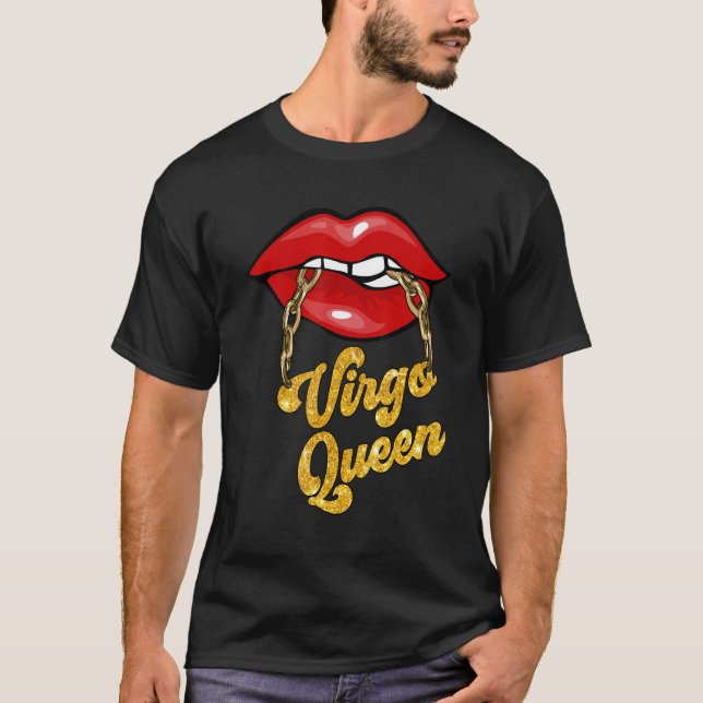 Camiseta Astrología Zodiaca Virgo Reina Agosto Septiembre (Anverso)