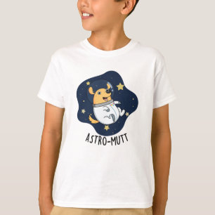 Camiseta Astromutt Funny Dog Astronauta Pun