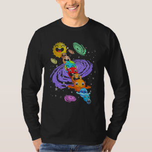 Camiseta Astrón de la ciencia astronómica de los planetas c