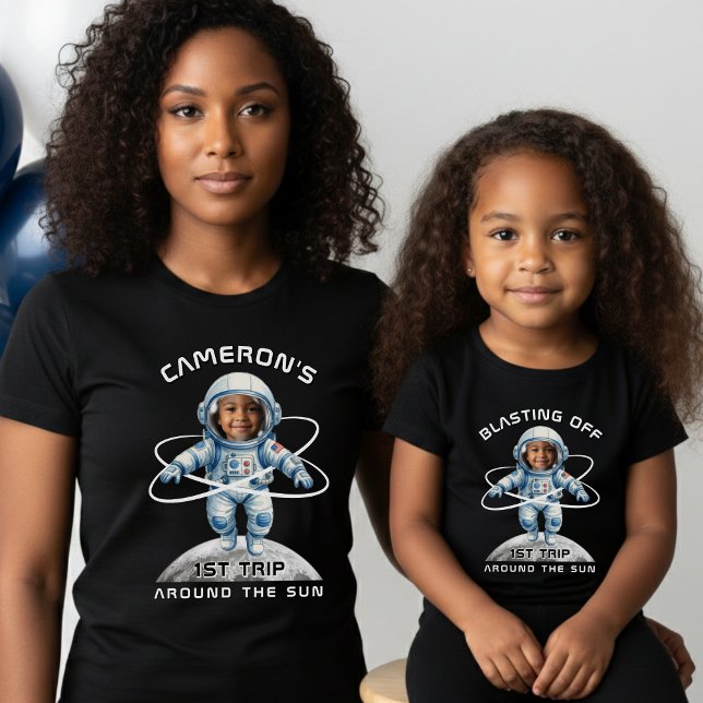 Camiseta Astronaut Birthday Party 1st Trip Around the Sun (Subido por el creador)