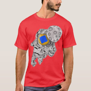 Camiseta Astronaut Blockchain Crypto WAVES