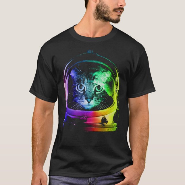 Camiseta Astronaut cat (Anverso)