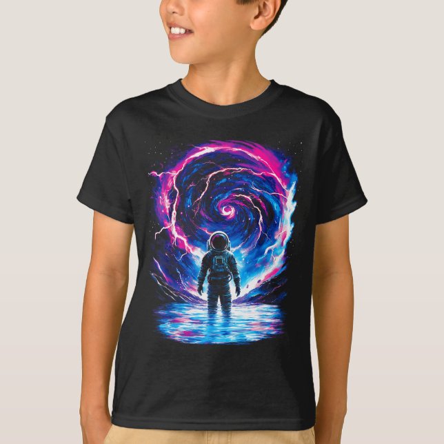 Camiseta Astronaut Cosmic Outer Space Galaxy Science  (Anverso)