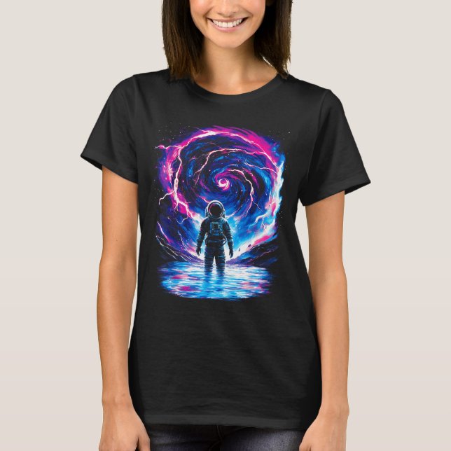Camiseta Astronaut Cosmic Outer Space Galaxy Science  (Anverso)