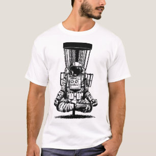 Camiseta Astronaut Disc Golf Yoga Sket