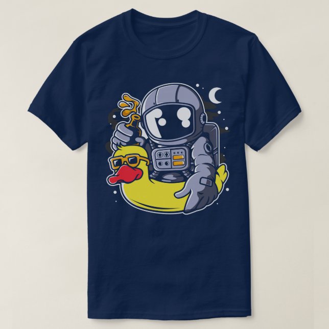 CAMISETA ASTRONAUT DUCK BALLOON (Diseño del anverso)
