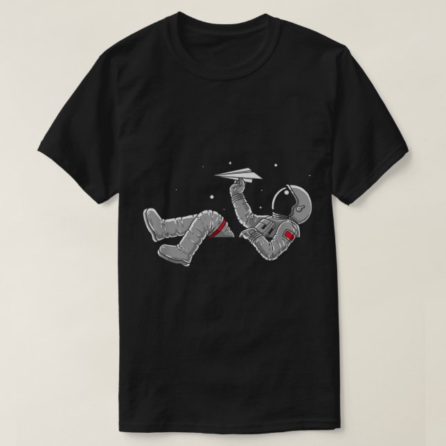 Camiseta Astronaut Floating in Space Design (Diseño del anverso)