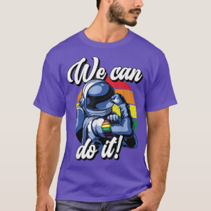 Camiseta Astronaut Gay Pride Rainbow Flag LGBT Community LG