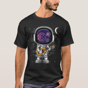 Camiseta Astronaut Guitar Evergrow EGC Coin To The Moon Cry