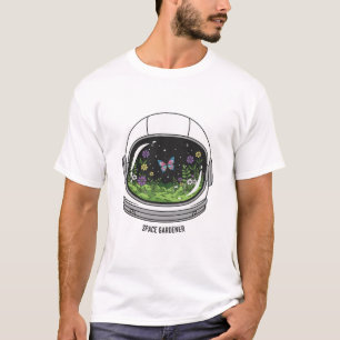 Camiseta Astronaut Helmet Garden T-Shirt   Space Garden Ill