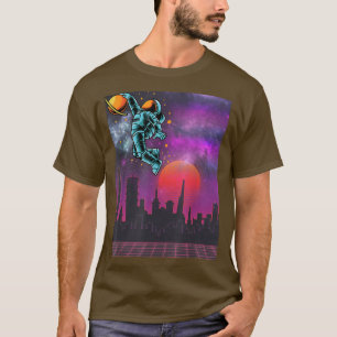 Camiseta Astronaut Jumping Cool Abstract Men Women Kids