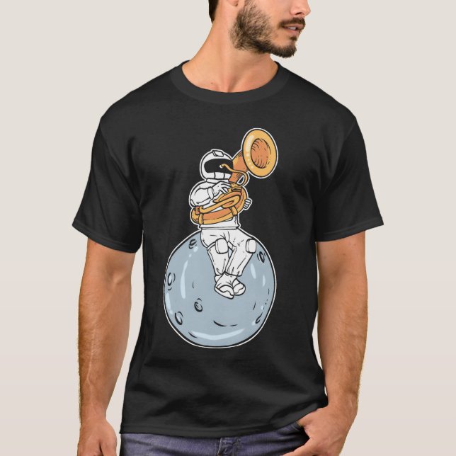 Camiseta Astronaut Marching Band Orchestra Member Gift vint (Anverso)