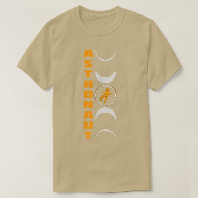 Camiseta Astronaut Moon Phases T-Shirt (Diseño del anverso)