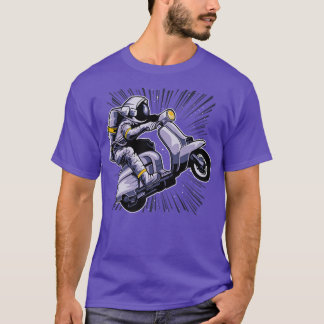 Camiseta Astronaut On Moped Driving Driver Space Universe