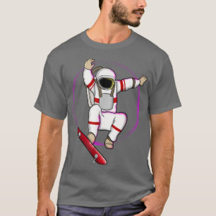 Camiseta Astronaut On Skateboard T-Shirt