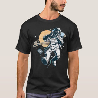 Camiseta Astronaut Photography Space Spaceman Camera Photog