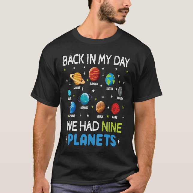 Camiseta Astronaut Planets Solar System Dwarf Space  Astron (Anverso)