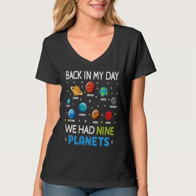 Camiseta Astronaut Planets Solar System Dwarf Space  Astron (Anverso)