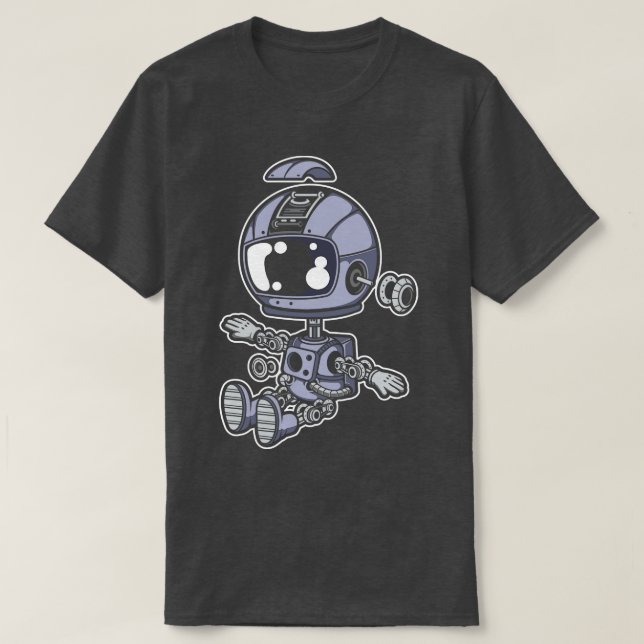 CAMISETA ASTRONAUT ROBOT (Diseño del anverso)