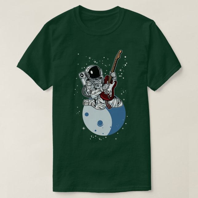 CAMISETA ASTRONAUT ROCK STAR (Diseño del anverso)
