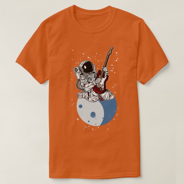 CAMISETA ASTRONAUT ROCK STAR (Diseño del anverso)