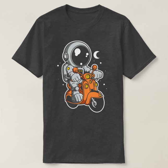 CAMISETA ASTRONAUT SCOOTER 1 (Diseño del anverso)