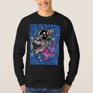Camiseta Astronaut Trex Space Dabbing Paint
