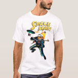 Camiseta Astronaut Vintage Spaceship Science Fiction Flying<br><div class="desc">space man, comics magazine cover, superheroes, masked, supervillain, comic art, comic book art, comic book cover, pop art, retro, vintage, golden age, pulp fiction, pulp, graphic novel, space, galaxy, planet, star, alien, extraterrestrial, futurism, retroart, sci fi, flying saucer, fantasy, robot, astronaut, moon, Comics Magazine Cover, Superheroes, Masked, Supervillain, Comic Art,...</div>