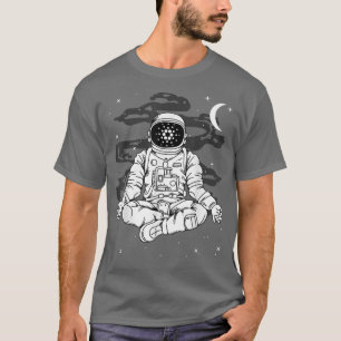 Camiseta Astronaut Yoga Cardano ADA Coin To The Moon Crypto