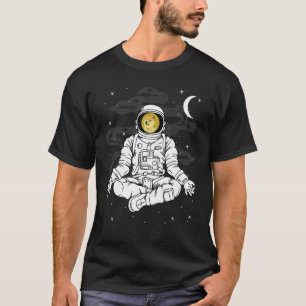 Camiseta Astronaut Yoga Dogecoin Doge Moneda a la Luna Cryp