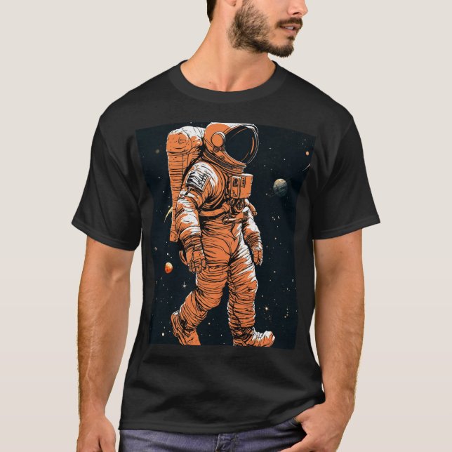 Camiseta astronauta (Anverso)