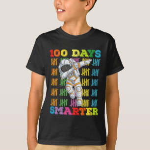 Camiseta Astronauta 100 Días Más Inteligente 100º Día de Es