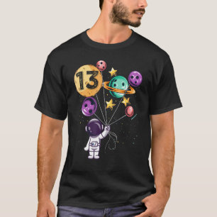 Camiseta Astronauta 13 años Chicas de niños de cumpleaños e