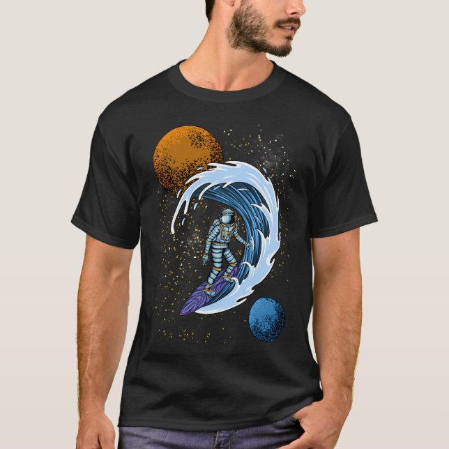 Camiseta Astronauta 2 de surf (Anverso)