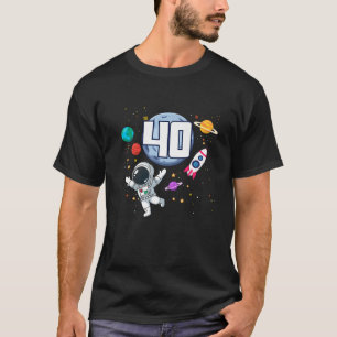 Camiseta Astronauta 40 Astronomía de Planetas Espaciales de