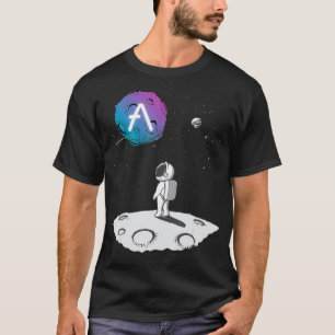 Camiseta Astronauta Aave Cryptocurrency Moon In the Univers