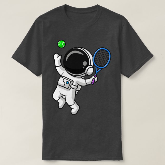 Camiseta Astronauta acaudalada jugando al Personalizado de  (Diseño del anverso)