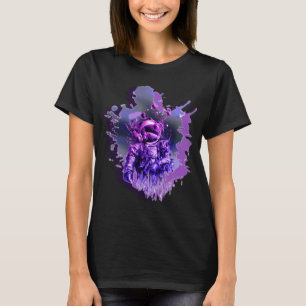 Camiseta astronauta acuático
