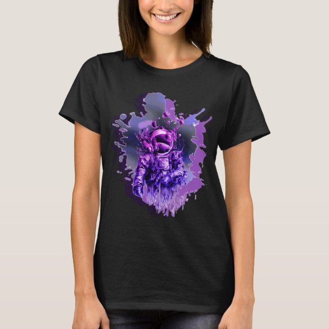 Camiseta astronauta acuático (Anverso)