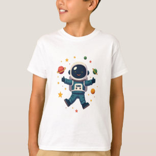 Camiseta Astronauta adorable en el espacio