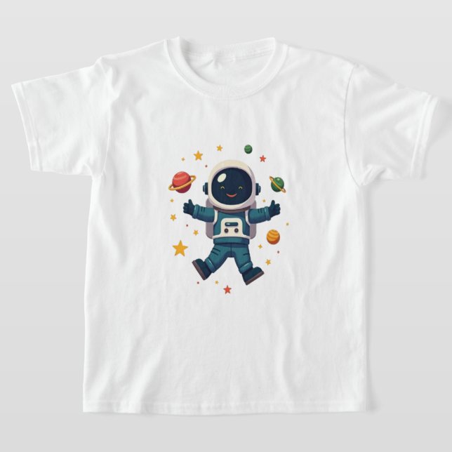 Camiseta Astronauta adorable en el espacio (Distribución)