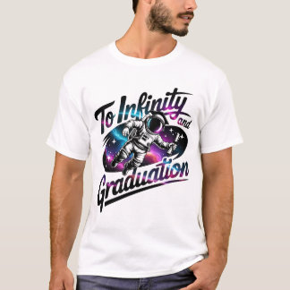 Camiseta Astronauta al infinito y graduación Espacio Gradua
