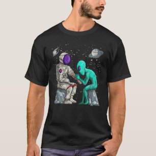 Camiseta Astronauta Alien Inking Tattoo Vintage Grunge Tatt