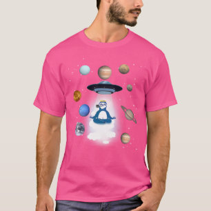 Camiseta Astronauta alienígena de Space Sloth Ufo