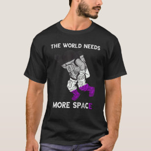 Camiseta Astronauta asexual El mundo necesita más asexu esp