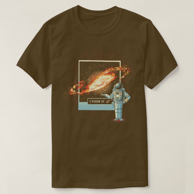 Camiseta Astronauta astro fotografía del universo por Tob (Diseño del anverso)