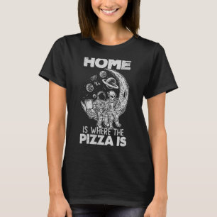 Camiseta Astronauta Astronauta Comer Pizza En Cosmos Pizza