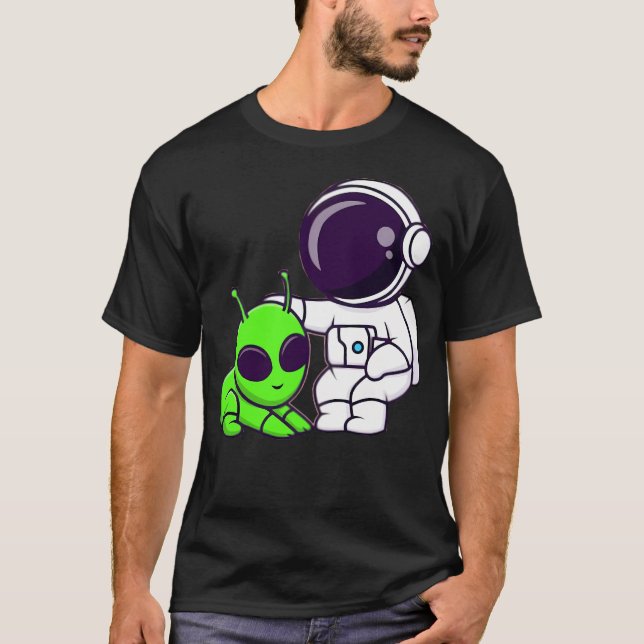 Camiseta Astronauta Astronauta Con Un Personalizado Extranj (Anverso)